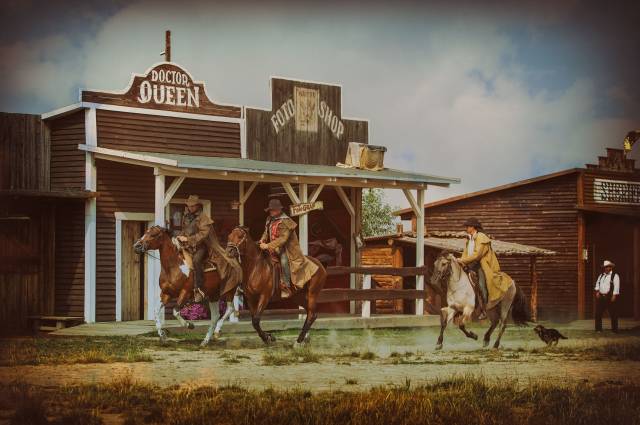 Western town " Silverado City" in Bożejewiczki